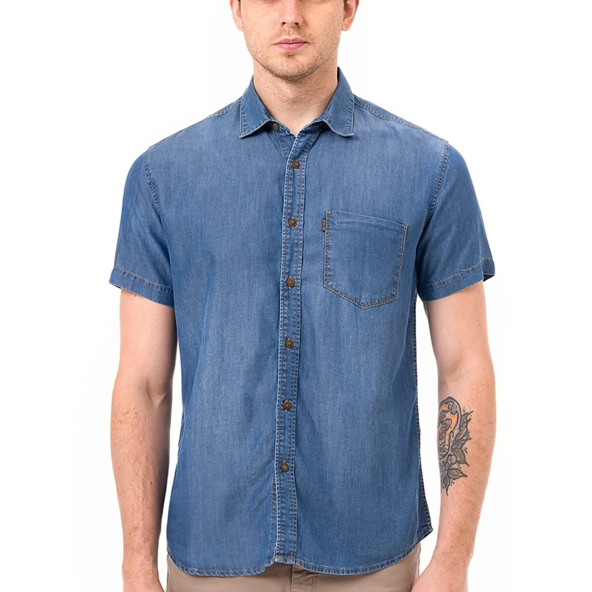 NORTON - Camisa Denim Stebam Norton