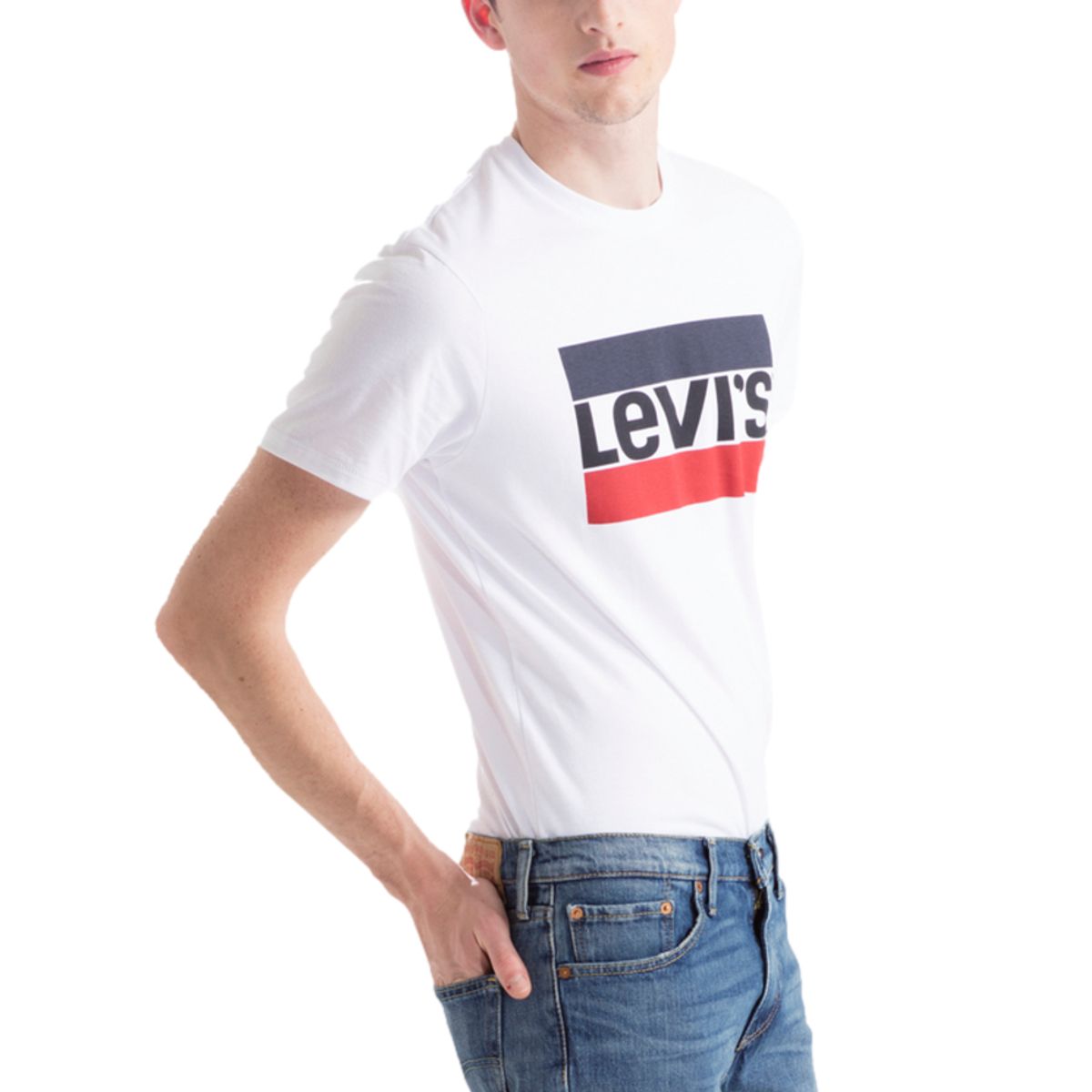 LEVIS - Polo Hombre Sportswear Logo Graphic Blanco Levis