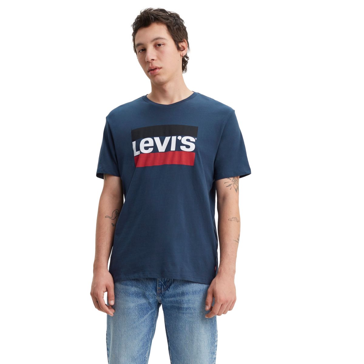LEVIS - Polo Hombre Sportswear Logo Graphic Azul Levis