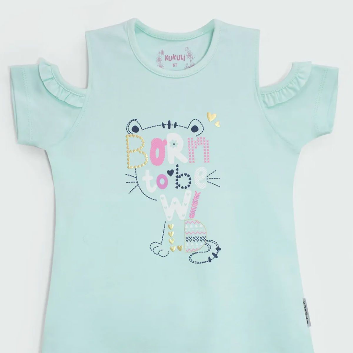 KUKULI - POLO MIAU NIÑA MANGA CORTA 4761