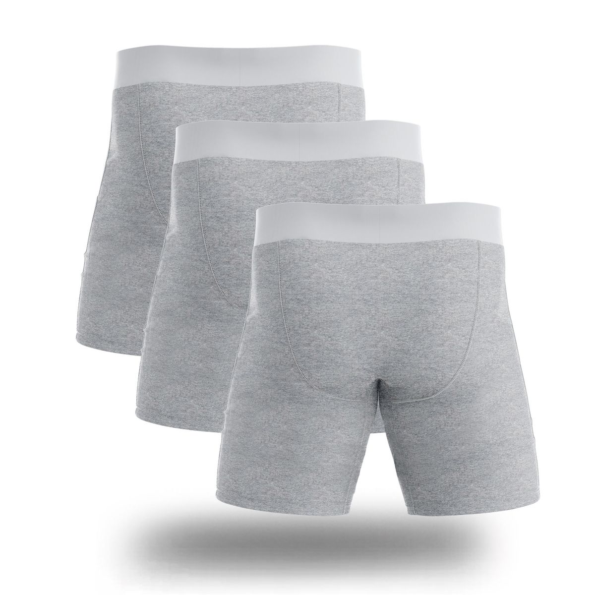 FILA - Pack x3 Bóxer Largo Fila Pretina Ancha Plomo