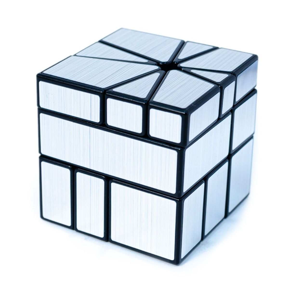 SHENGSHOU - Cubo Mágico AXIS MIRROR SQ-1 Plateado SENGSO