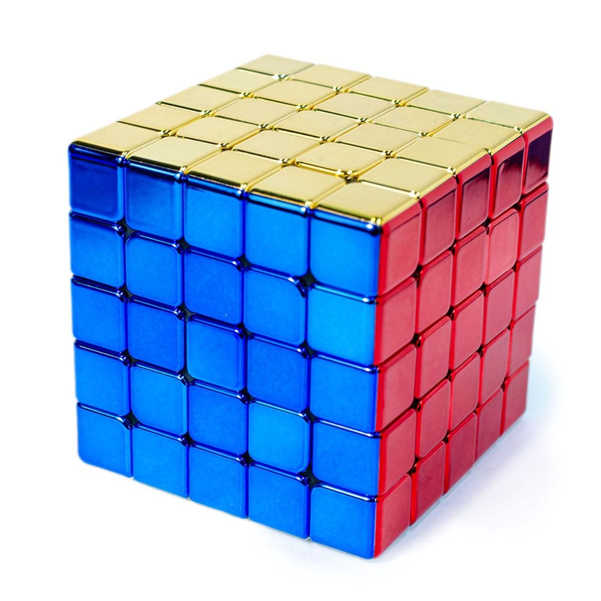 SHENGSHOU - Cubo Mágico Metálico 5x5 legend plating SENGSO