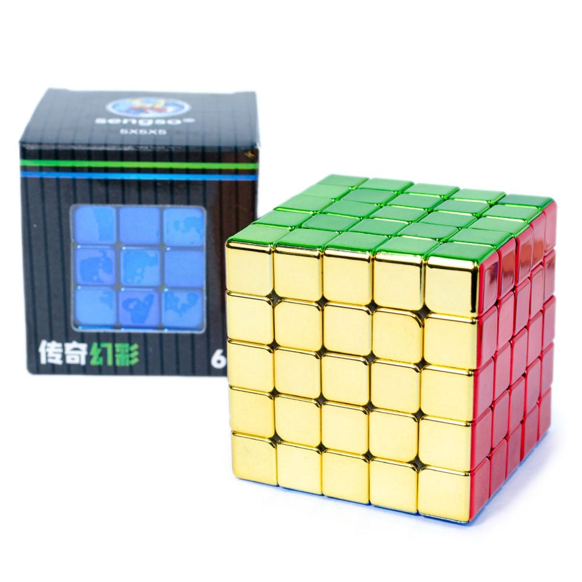 SHENGSHOU - Cubo Mágico Metálico 5x5 legend plating SENGSO