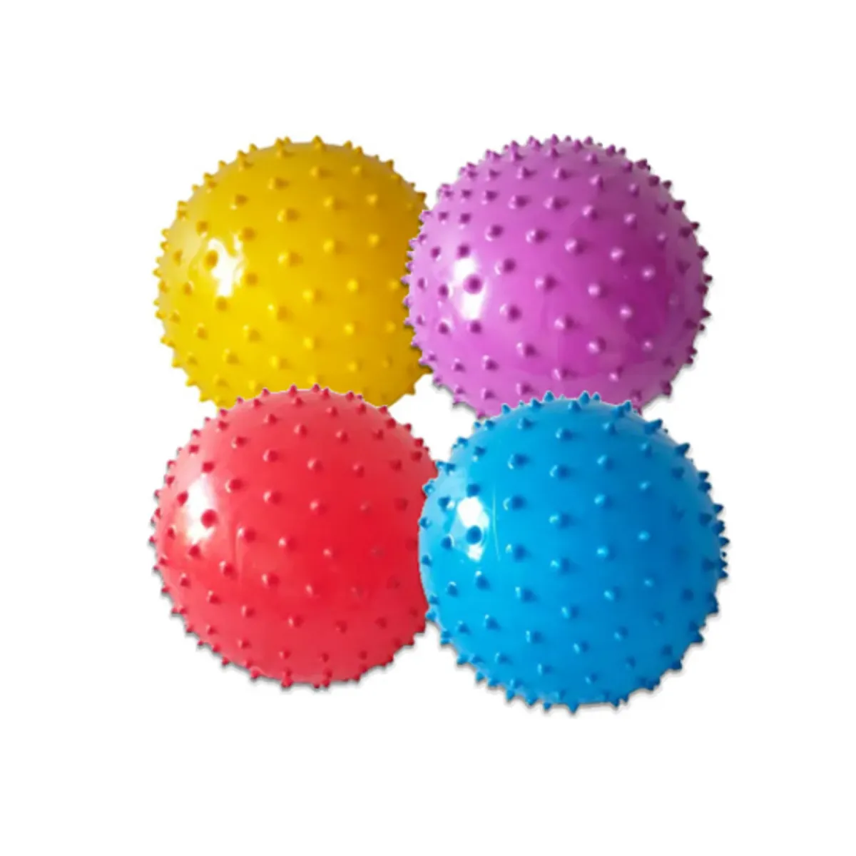 GENERICO - Pelota balón erizo con púas hinchable 25 cm