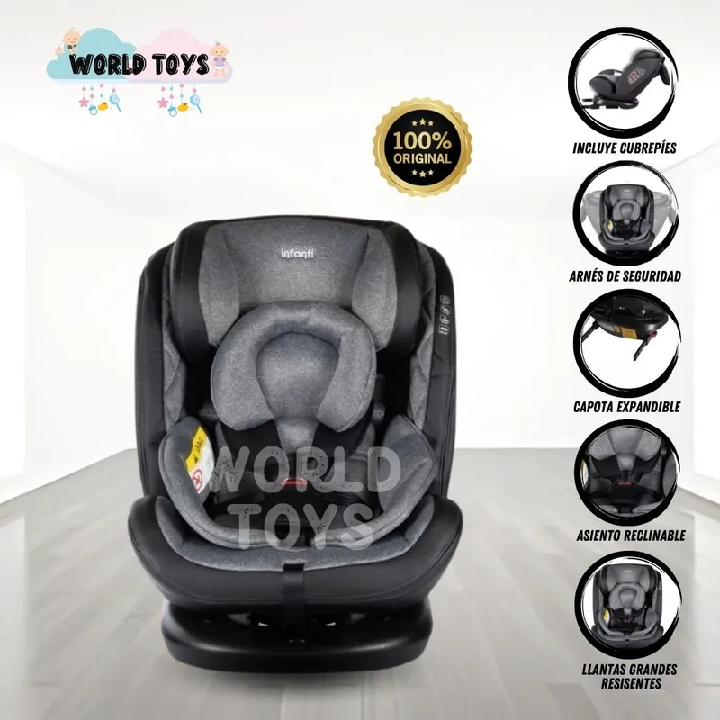 INFANTI - Silla de Auto Reclinable «INFANTI ONE» Gray