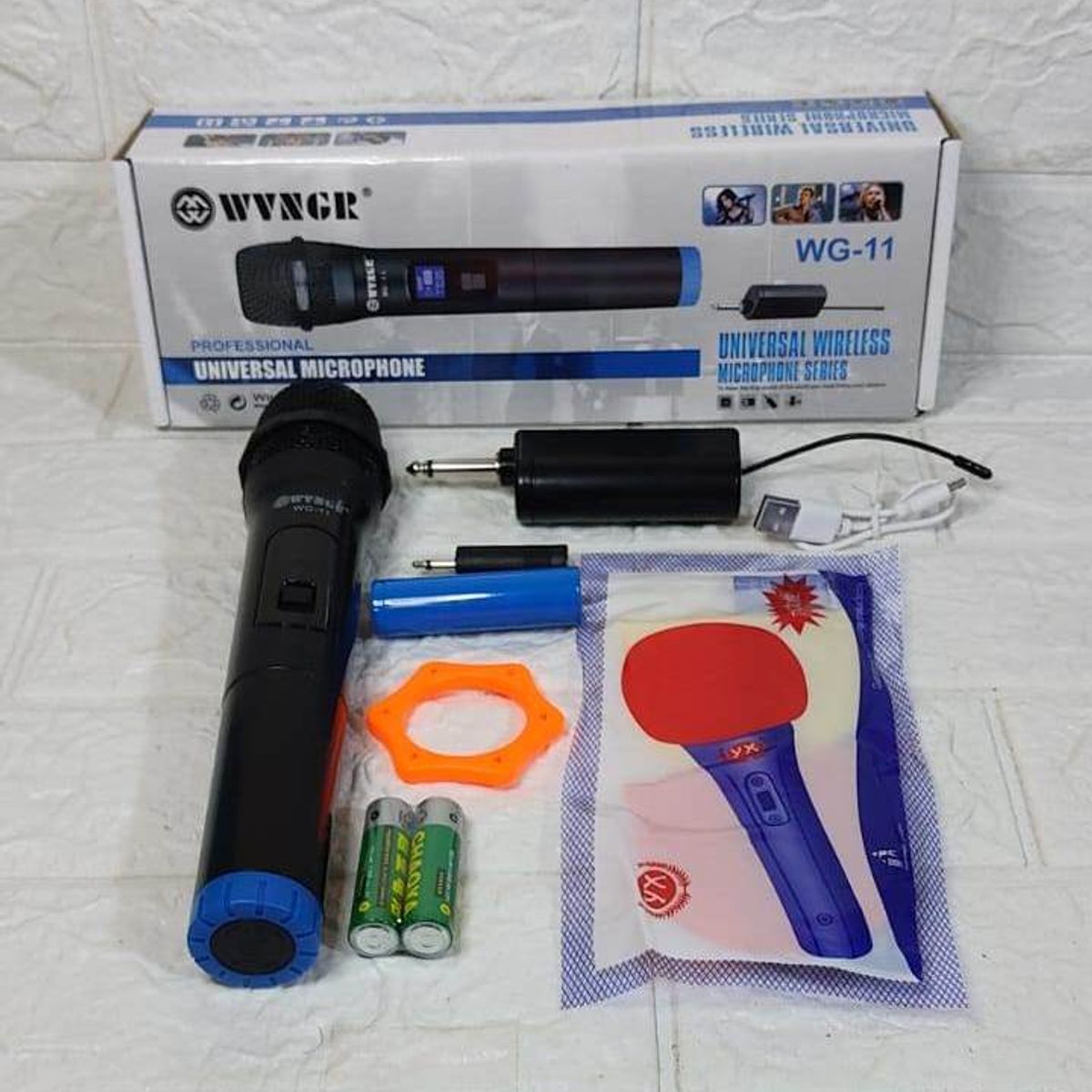 GENERICO - Micrófono Karaoke Inalámbrico UHF Wvngr Wg-11