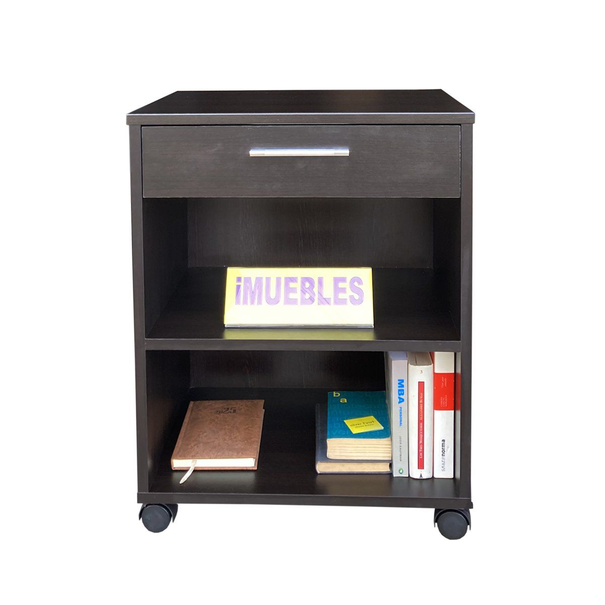 TEMEL - Mesa Auxiliar Mesa para Laptop Mesa para Oficina u hogar color Wengue - iMUEBLES