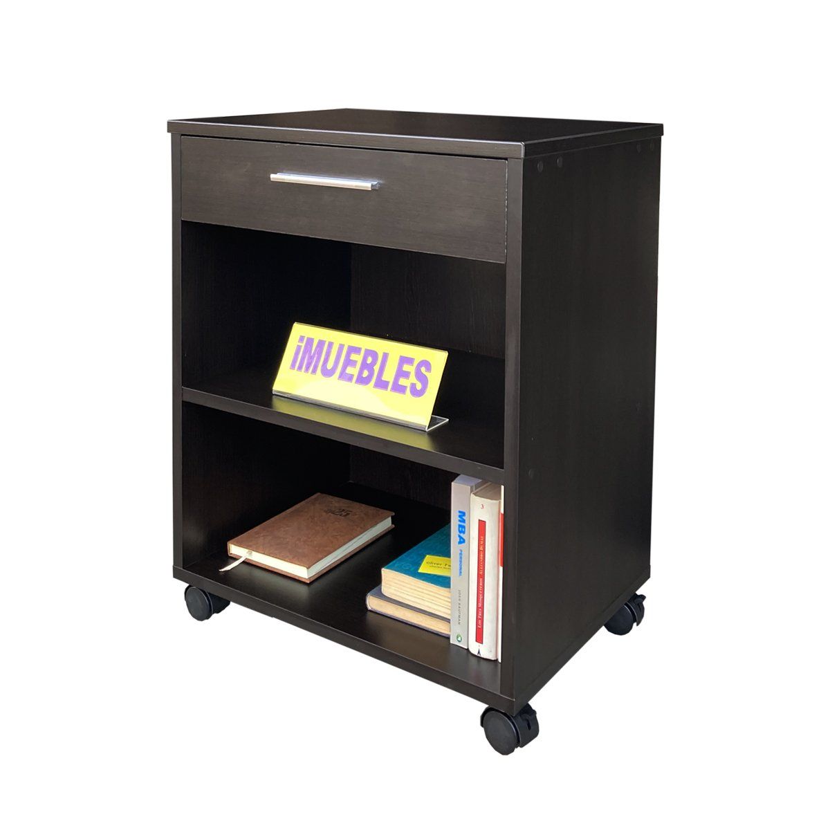 TEMEL - Mesa Auxiliar Mesa para Laptop Mesa para Oficina u hogar color Wengue - iMUEBLES