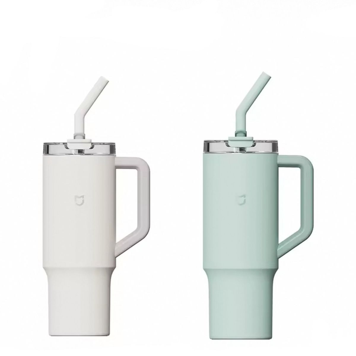 XIAOMI - termo xiaomi 1Litro con Pajita de Silicona - blanco