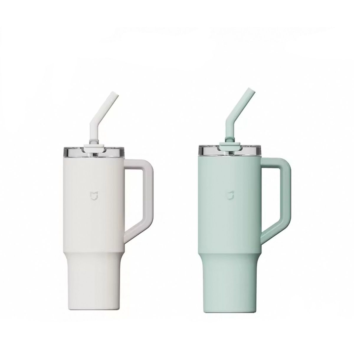 XIAOMI - termo xiaomi 1Litro con Pajita de Silicona - blanco