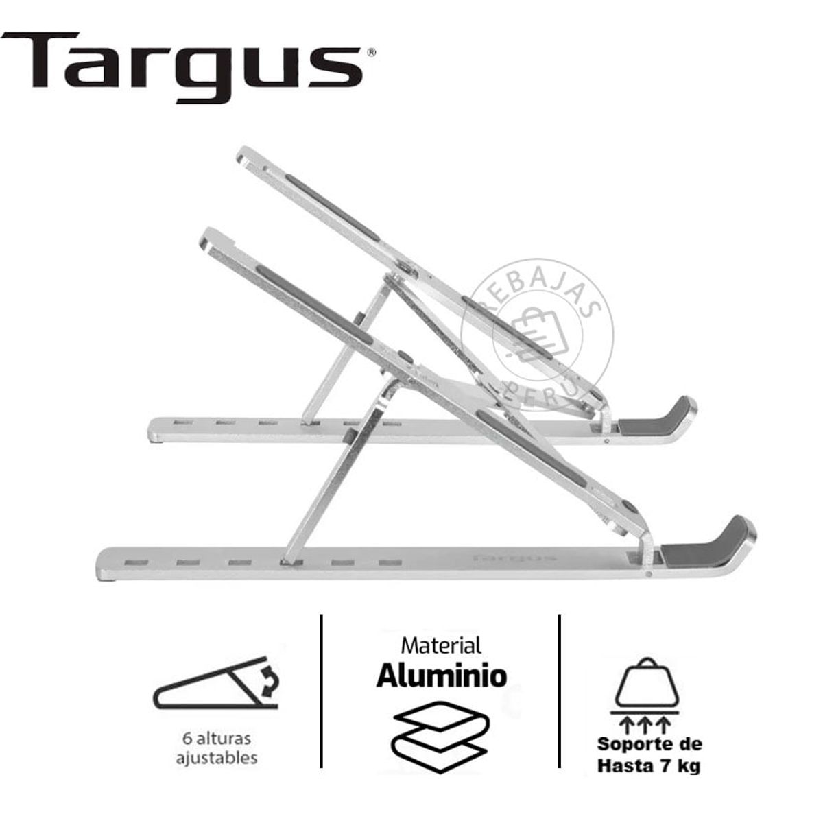 TARGUS - Base Plegable Targus para NotebookTablet 10 a156 plegable aluminio