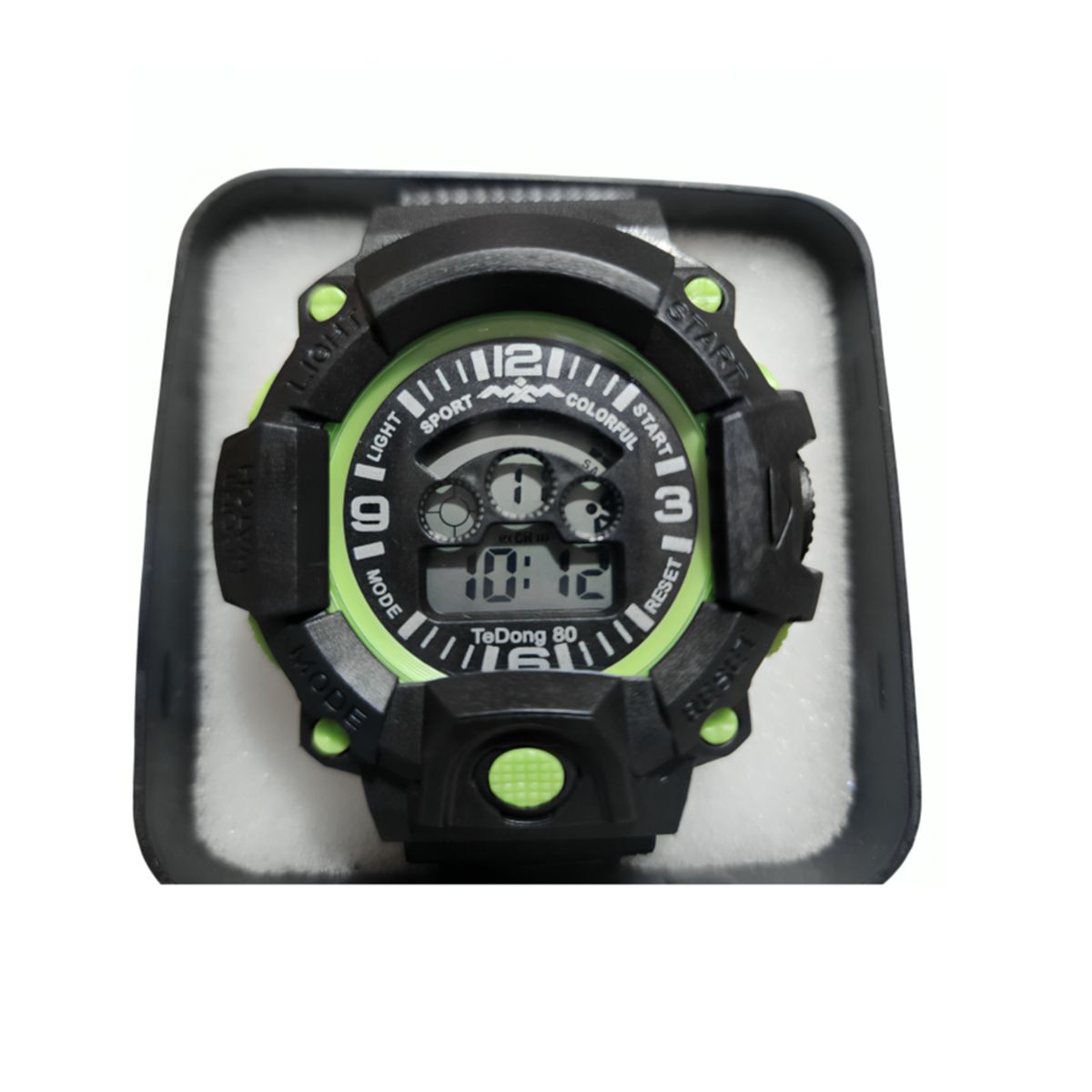 GENERICO - Kit 2 relojes pulsera con luz fecha y cronómetro