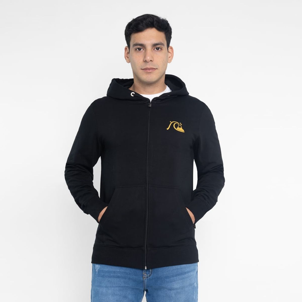 QUIKSILVER - POLERA BI24DREAM SESH FRENCH TERRY - BLACK