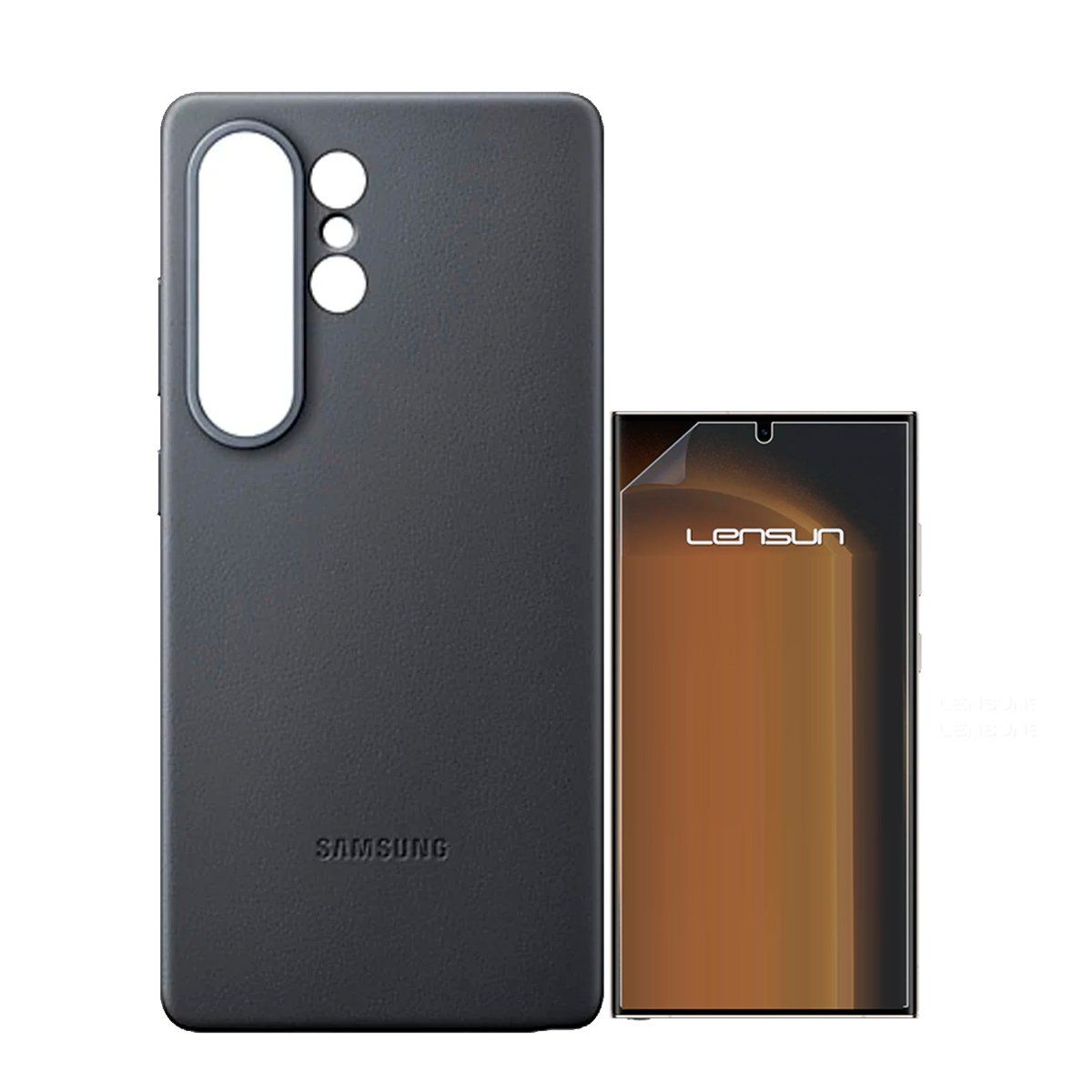 SAMSUNG - Kindsuit Case Samsung S25 Ultra + Mica Hidrogel Lensun Clear