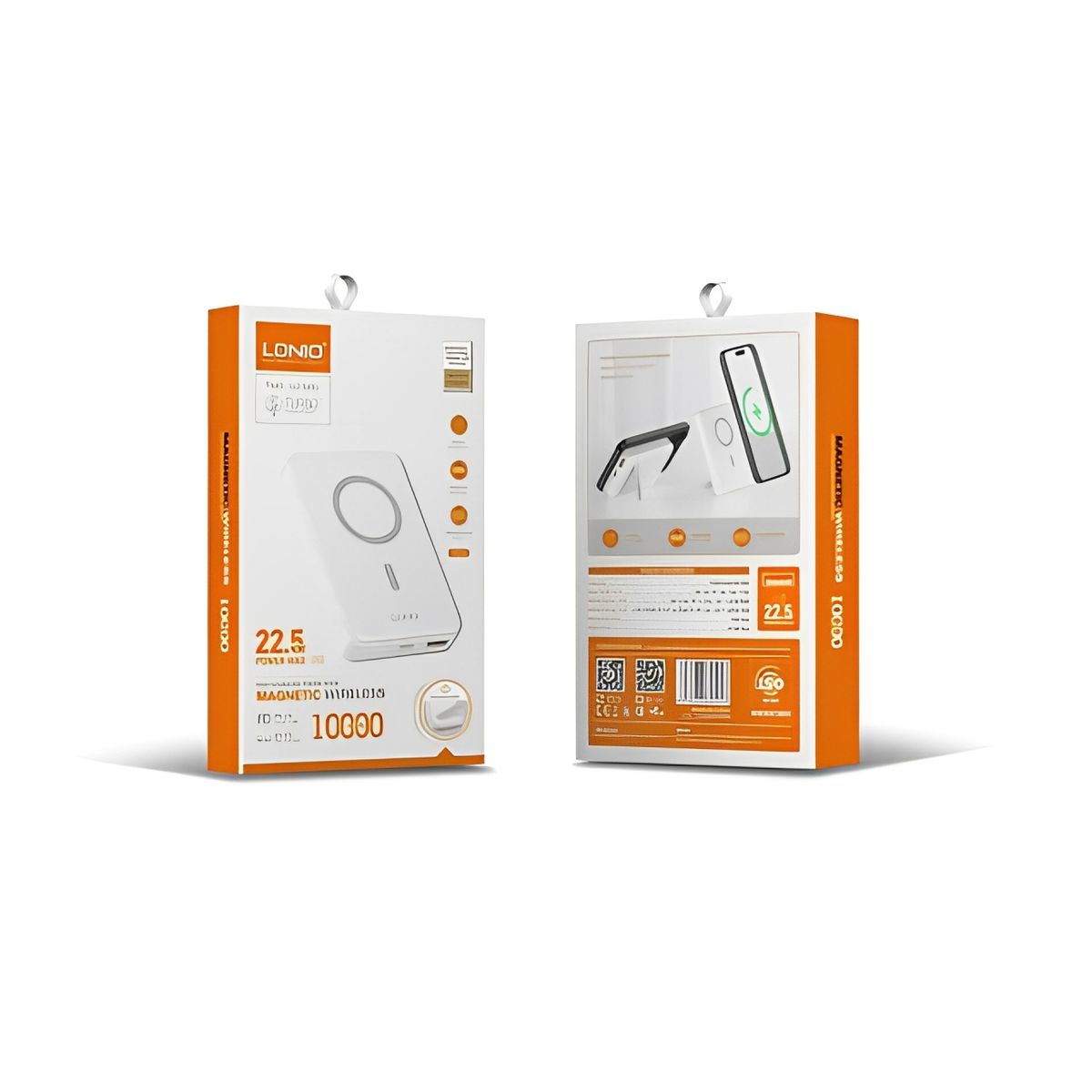 LDNIO - Power Bank 10000mah 22w Carga Magnetica Ldnio Pq16