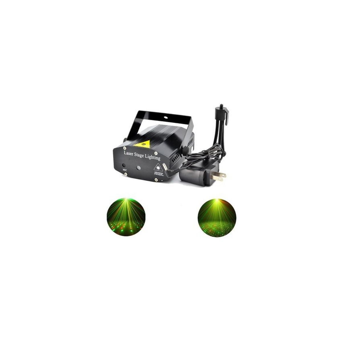 GENERICO - Proyector laser luces psicodélicas audiorítmico para fiesta