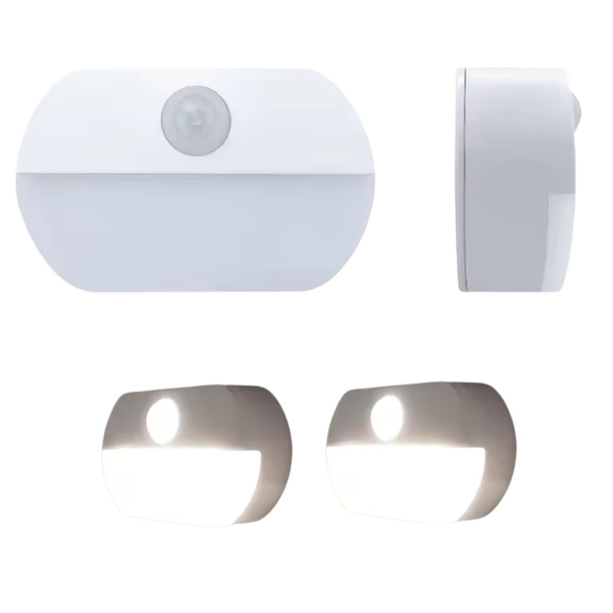 GENERICO - Pack De Focos Luces Luz Sensor De Movimiento Noche Iluminado