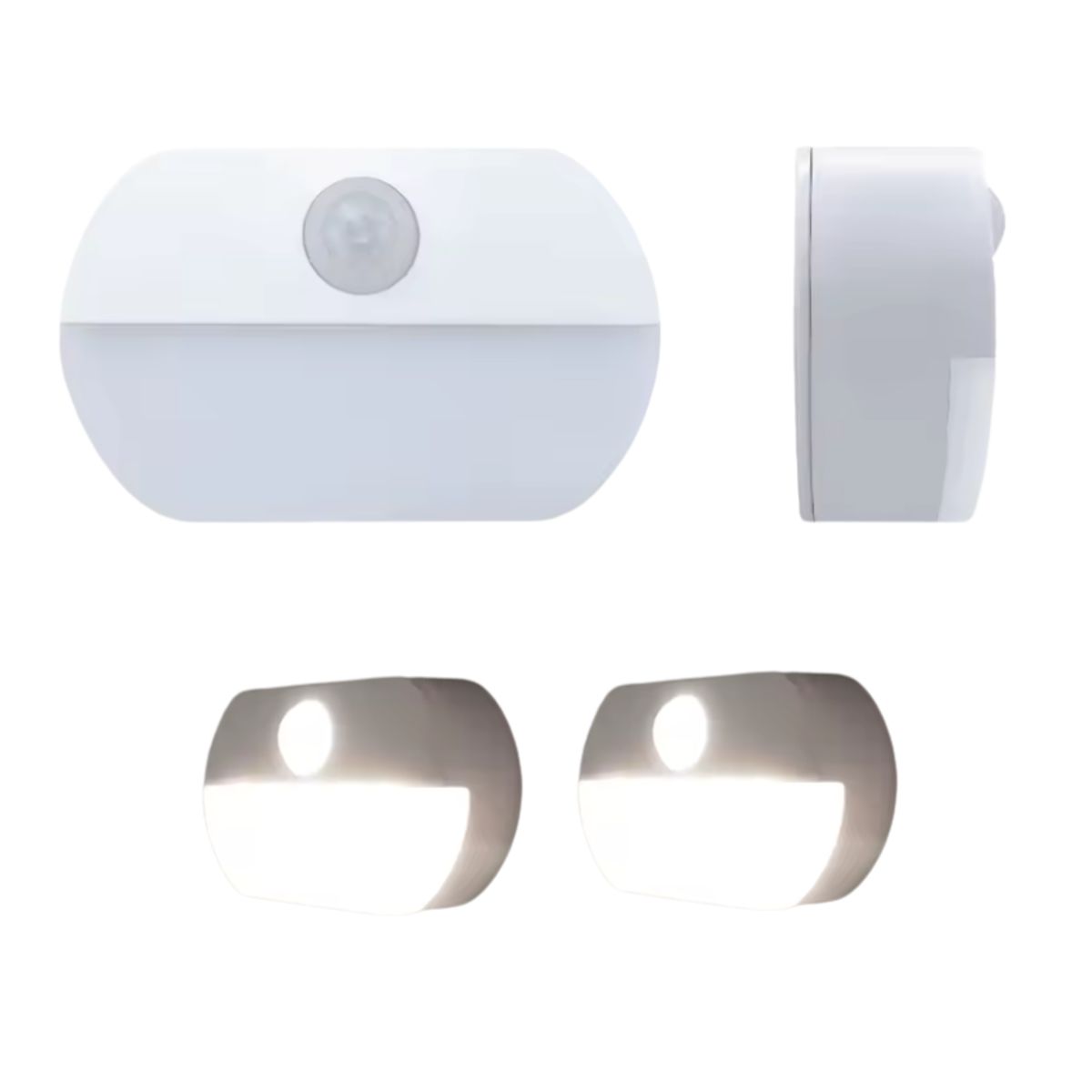 GENERICO - Pack De Focos Luces Luz Sensor De Movimiento Noche Iluminado