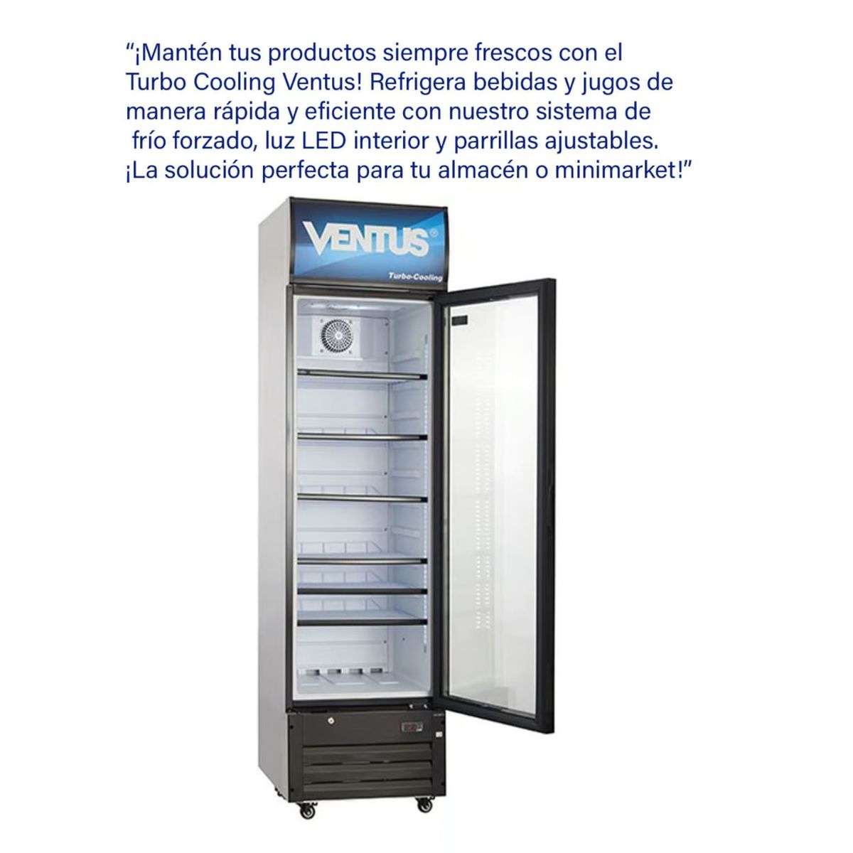 VENTUS - VISICOOLER 290LTS TURBO COOLING LG-290TC