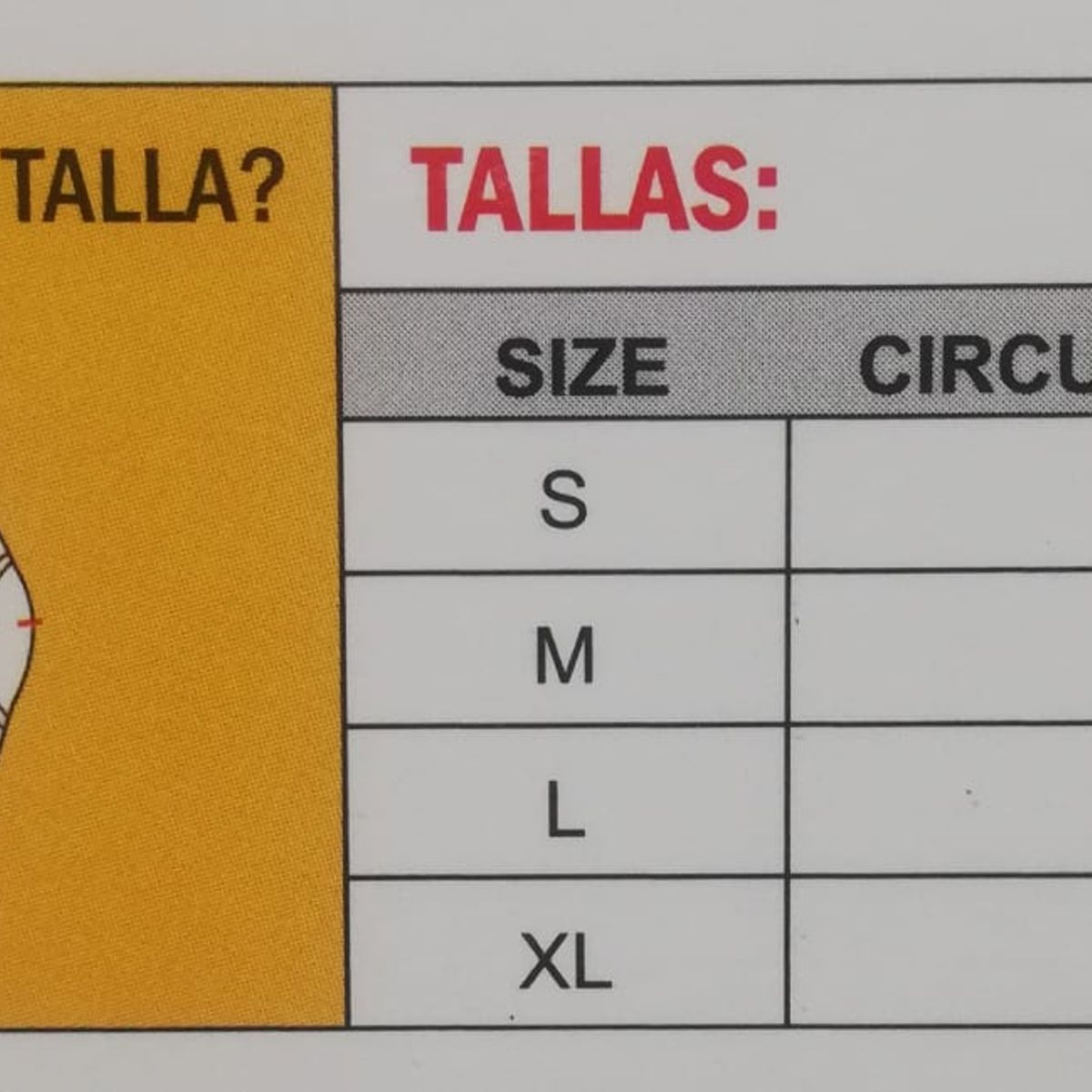 ARGYM - Rodillera con soporte Argym Talla XL