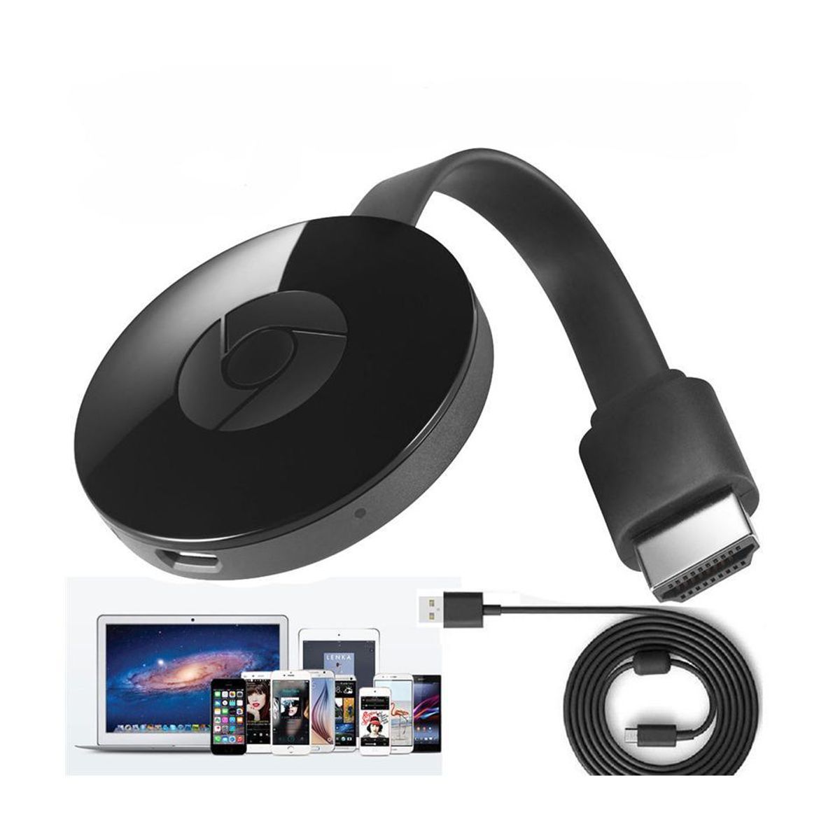 GENERICO - Wecast WiFi Display HDMI Dongle Miracast DLNA AirPlay 1080P