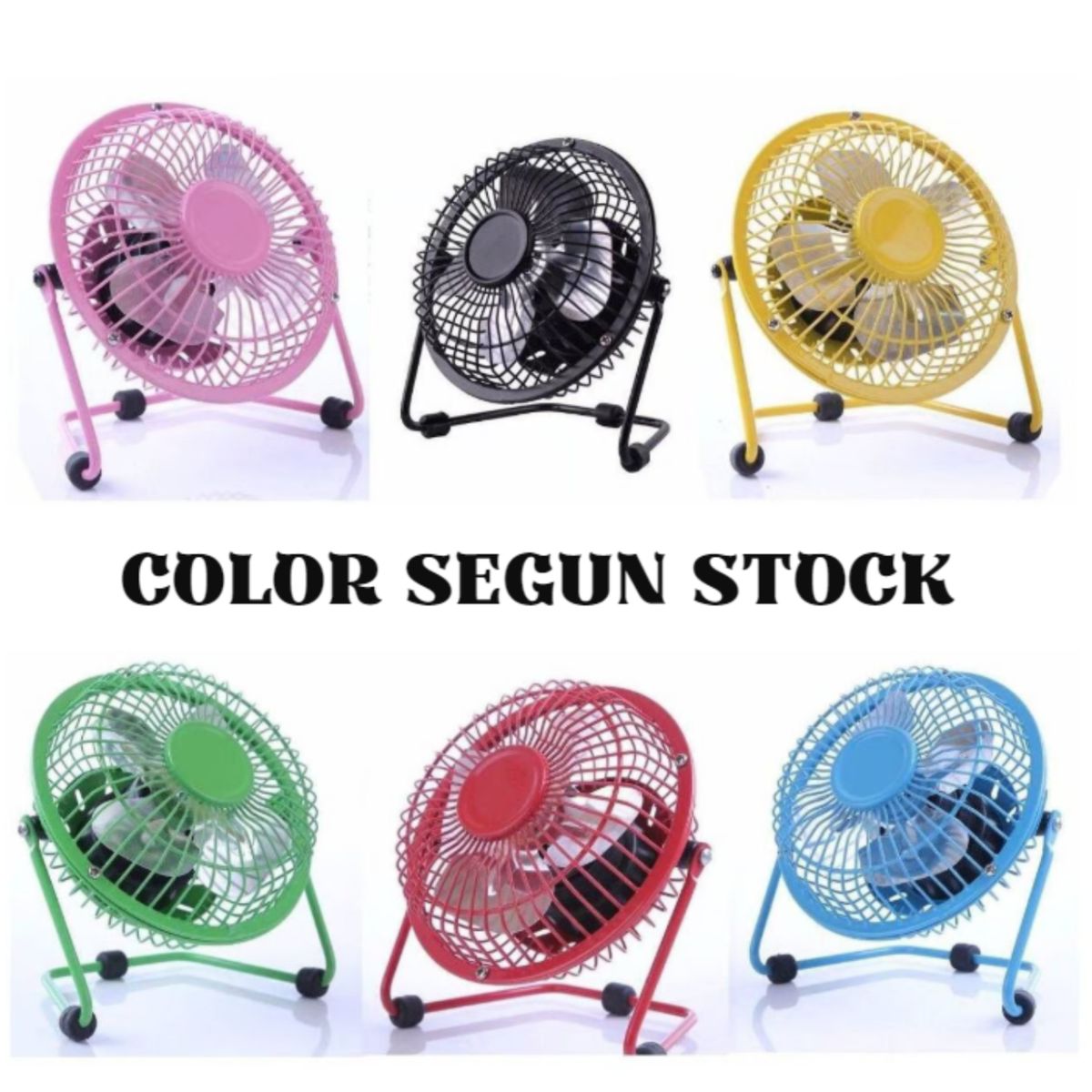 GENERICO - Ventilador USB Mini Ventilador Portátil