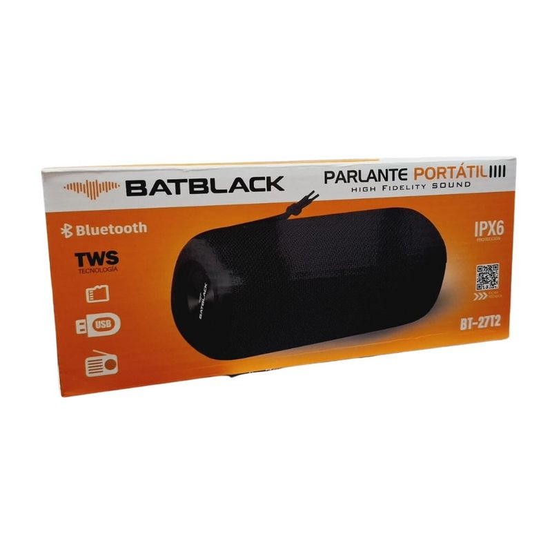 BATBLACK - Parlante Portatil Bluetooth 300W Batblack