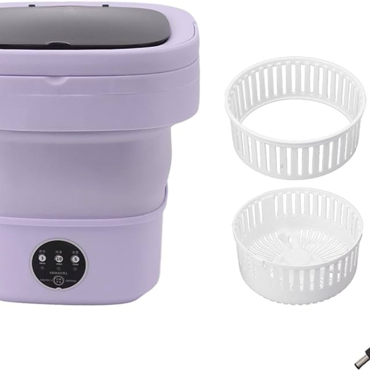 GENERICO - Mini lavadora de ropa portátil compacto plegable