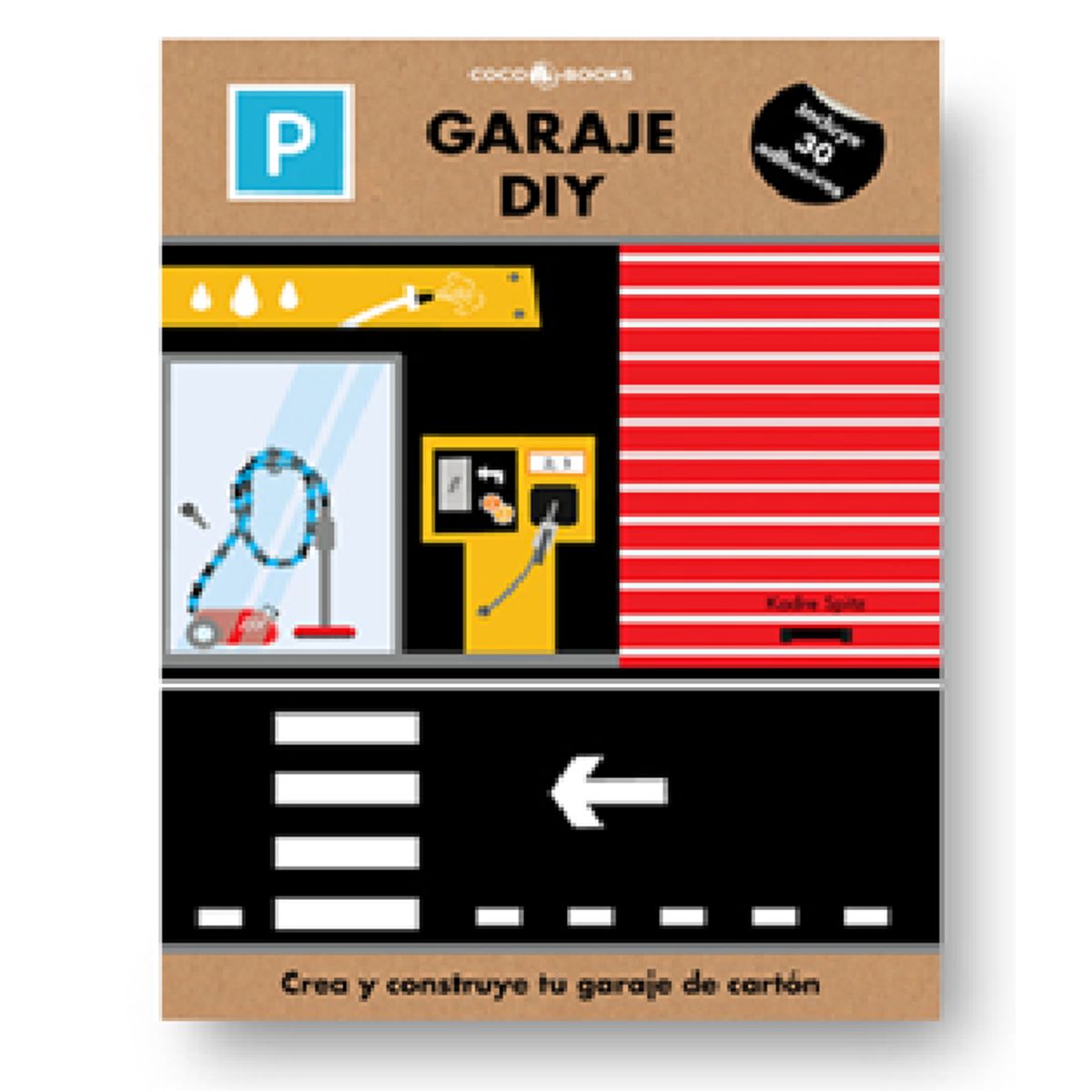 GENERICO - Libro Infantil Crea un Garaje Cartón