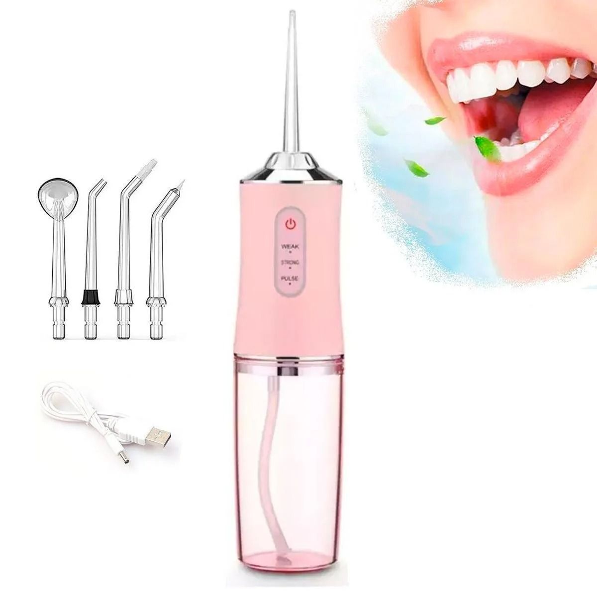 OEM - Irrigador Bucal Inalambrico Electrico Limpieza de Dientes Recargable