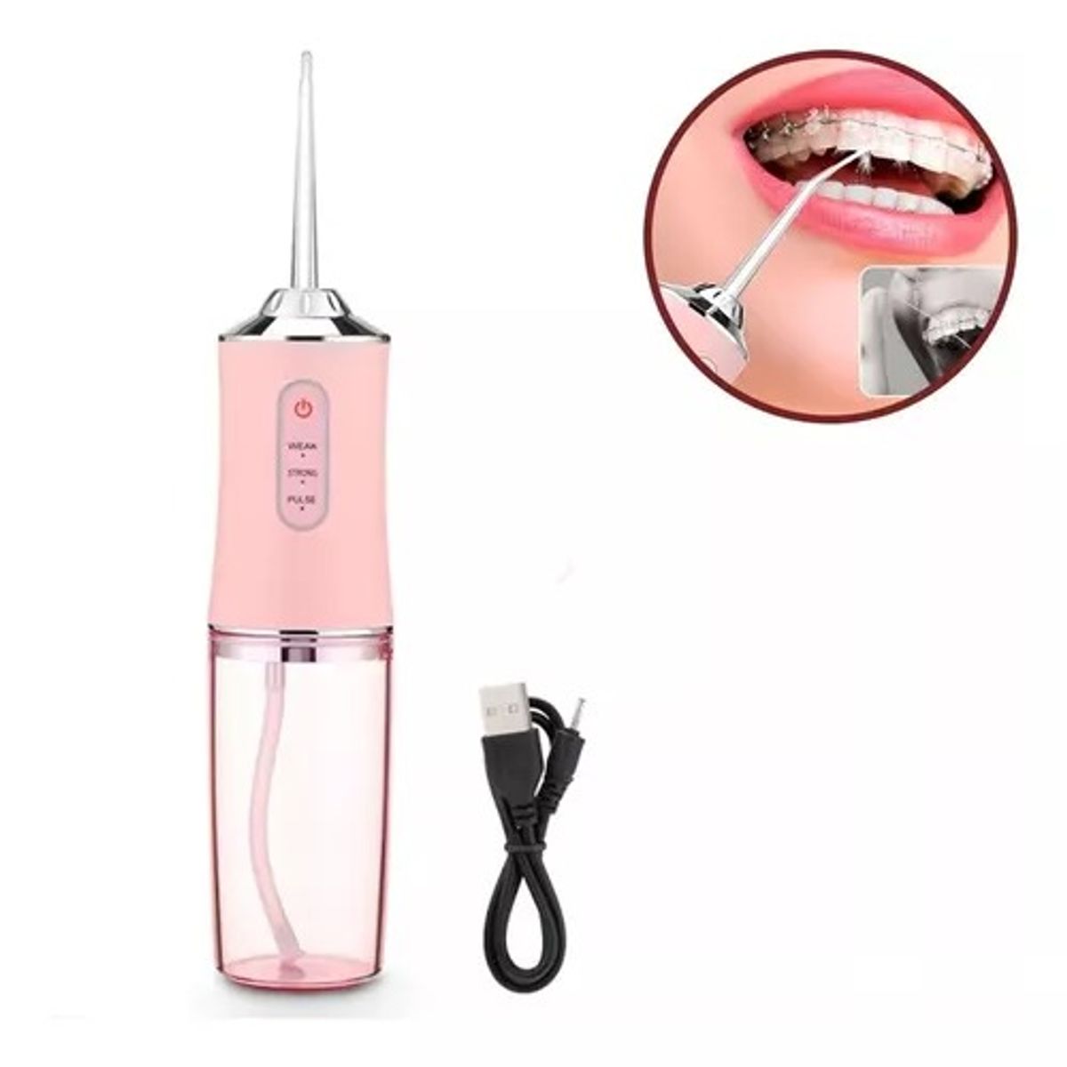 OEM - Irrigador Bucal Inalambrico Electrico Limpieza de Dientes Recargable