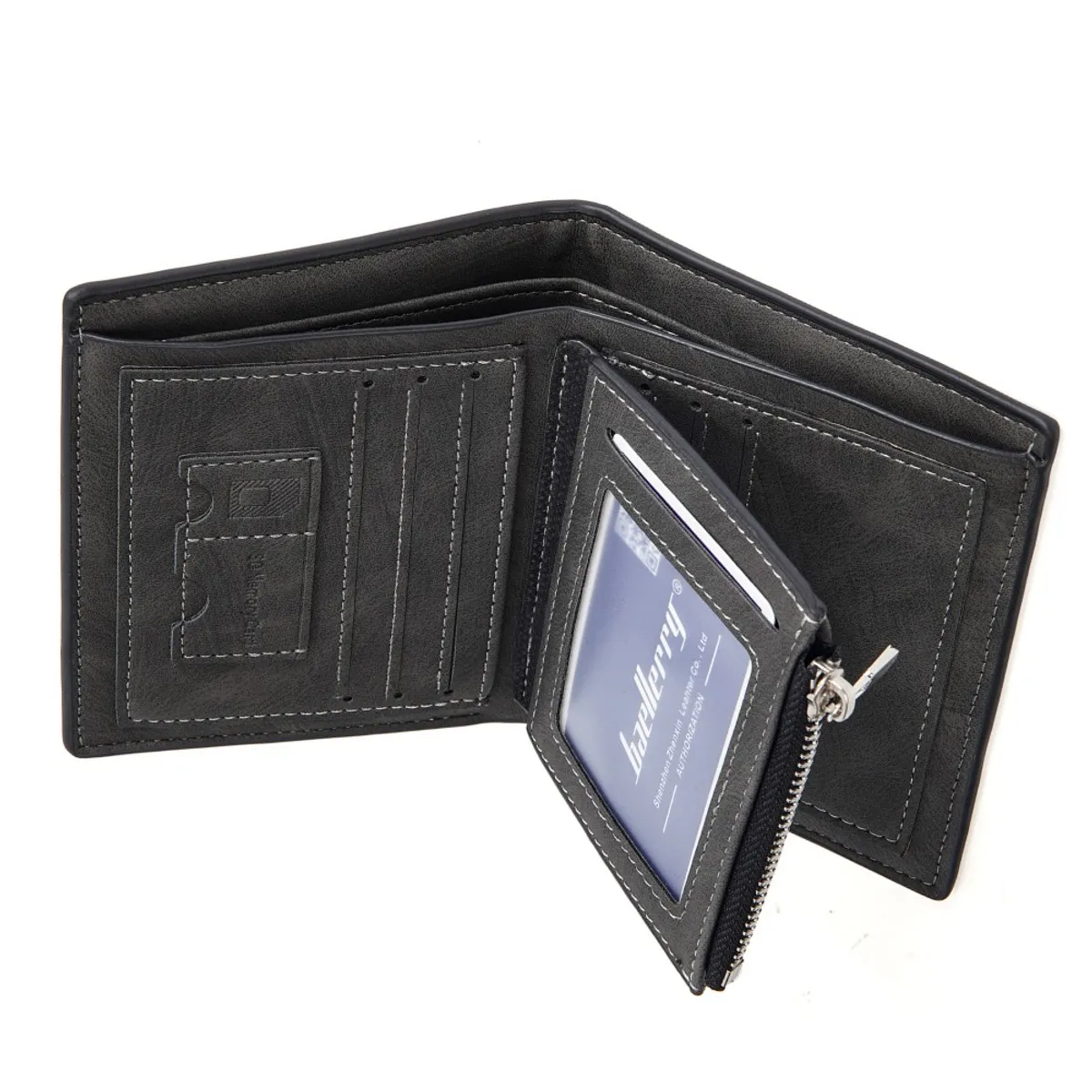 BAELLERRY - Billetera de cuero vegano PU D3072M