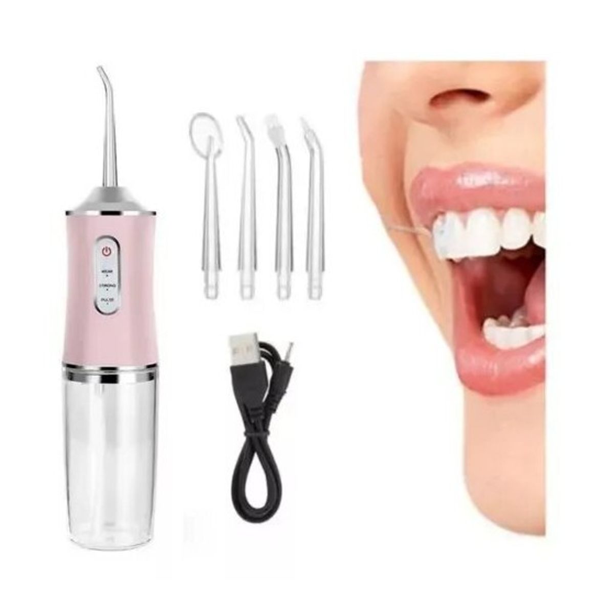 OEM - Irrigador Bucal Inalambrico Electrico Limpieza de Dientes Recargable