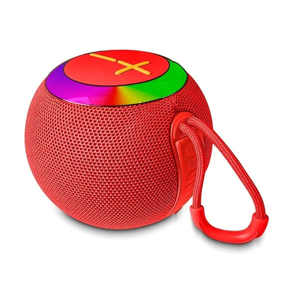 GENERICO - Parlante Bluetooth Kimiso TWS Inteligente RGB Rojo