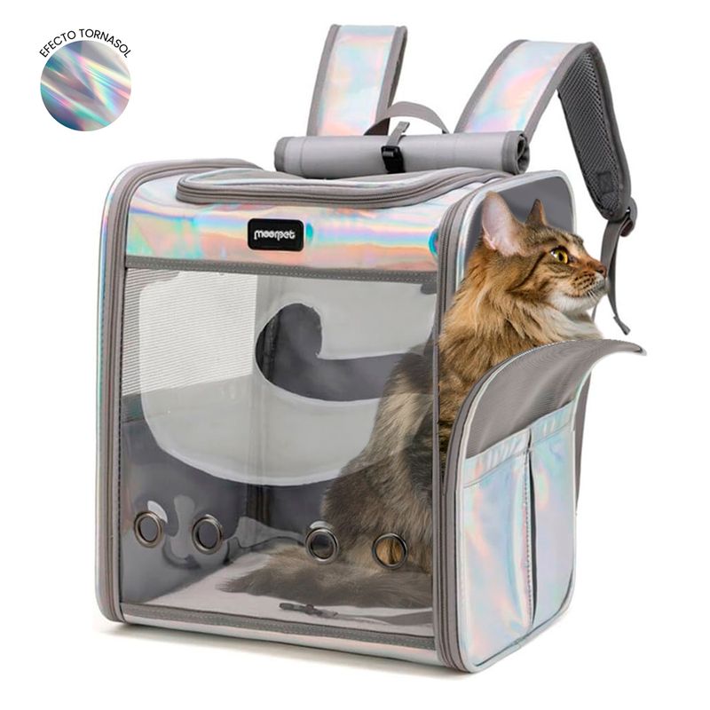 GENERICO - Mochila Transportadora para Gatos y Perros - TORNASOL
