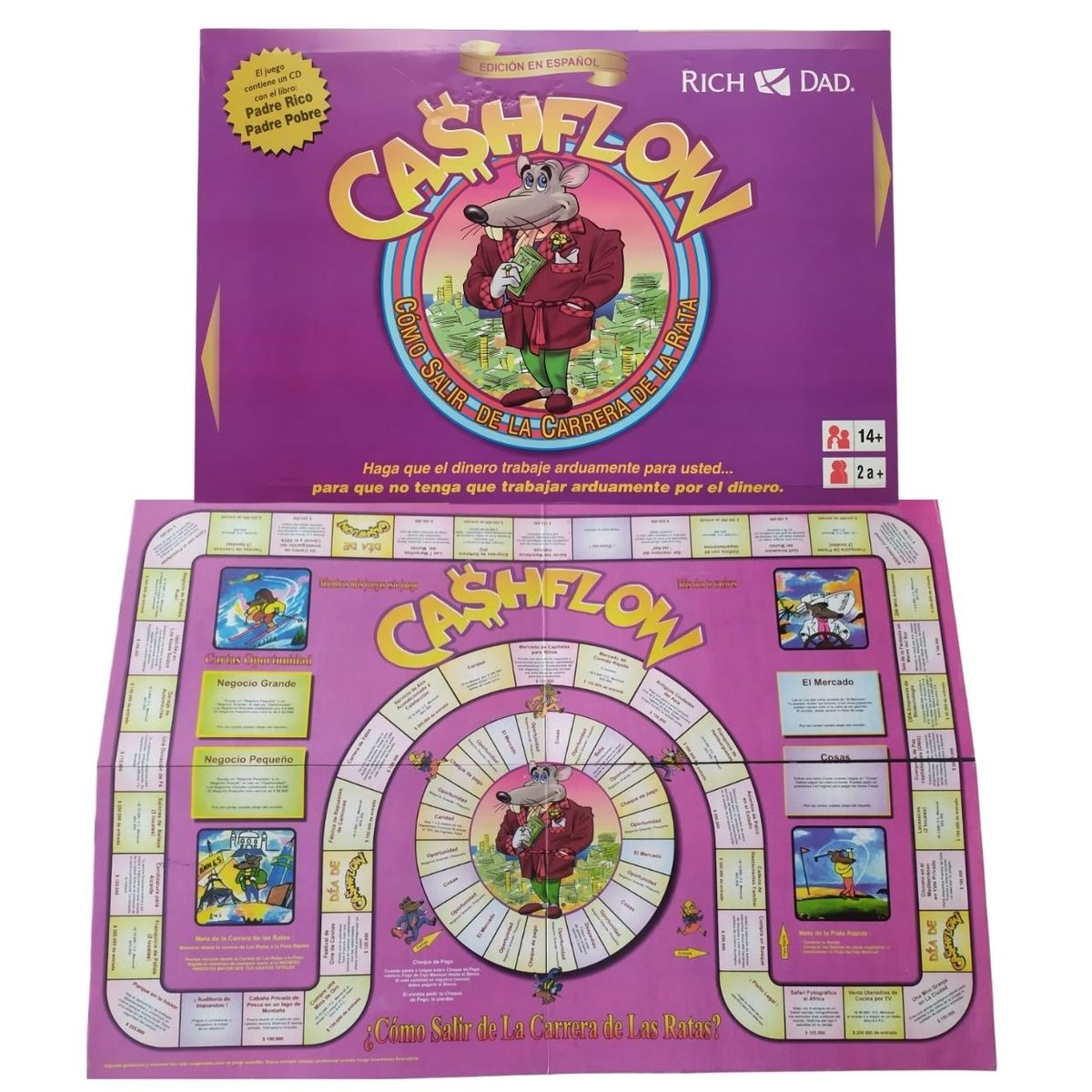 GENERICO - Cashflow 101 Juego de Finanzas - Juego de Mesa Familiar