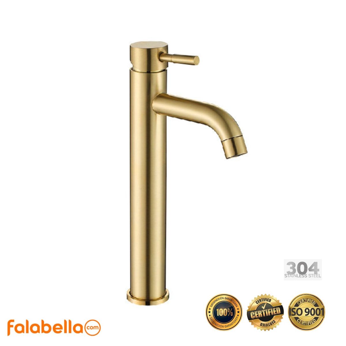 XM - Mezcladora de Lujo para mueble 0103A07 Acero Inoxidable Nano Dorado