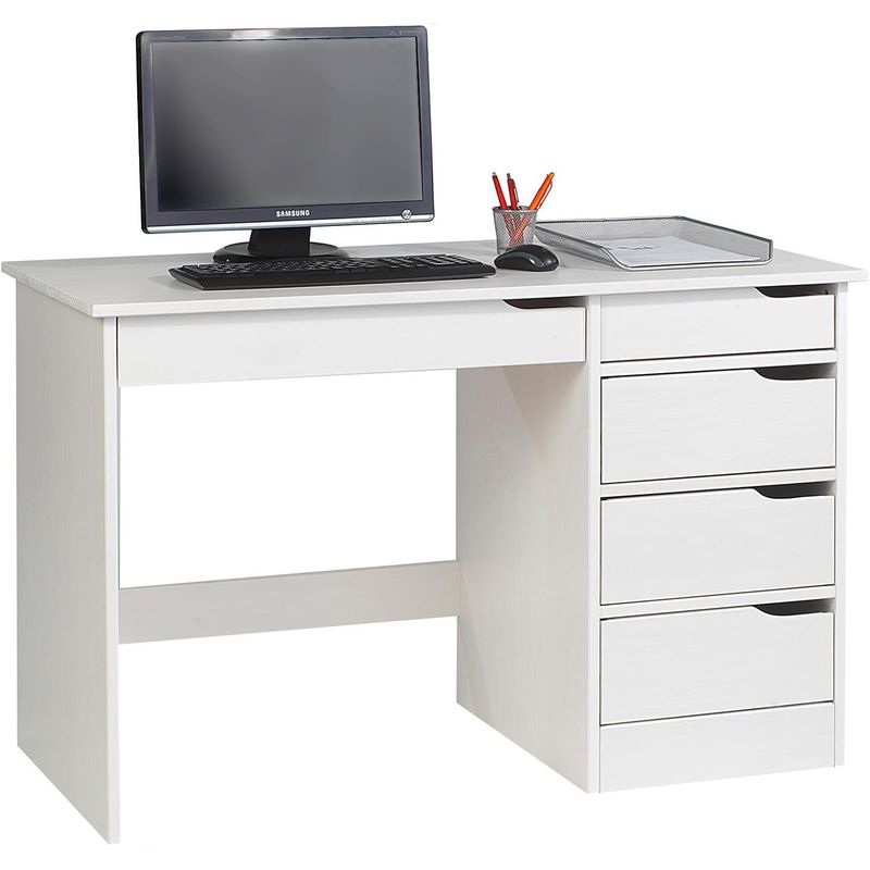 DIBA MUEBLES - Escritorio Juvenil Kayimi Blanco  - DIBA Muebles