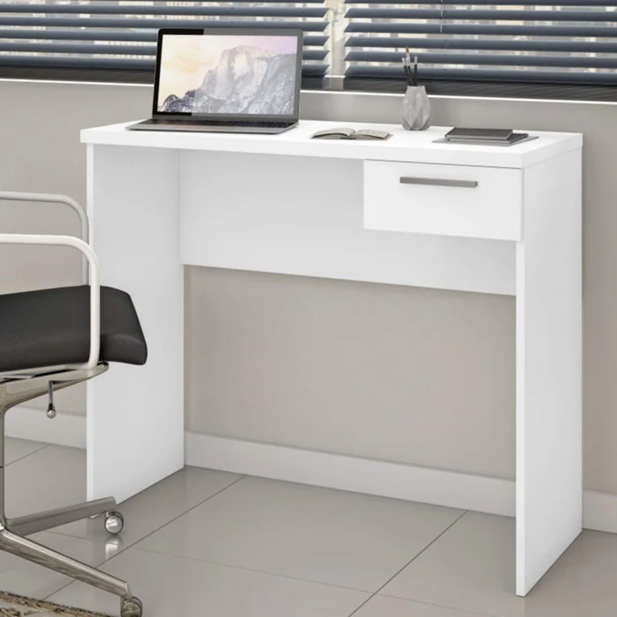 R&R MUEBLES - Escritorio Moderno Minaki Blanco R&R MUEBLES