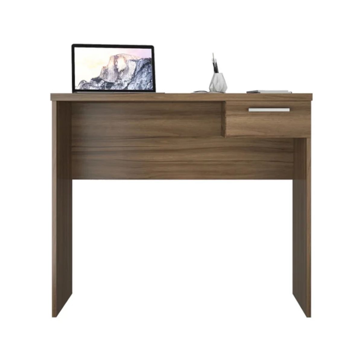 R&R MUEBLES - Escritorio Moderno Minaki Marrón R&R MUEBLES