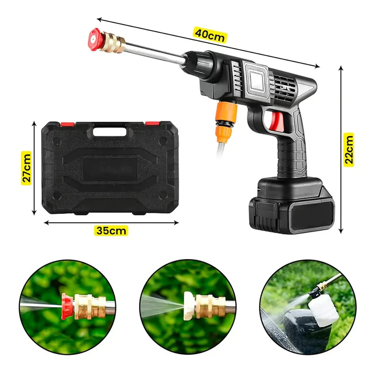 GENERICO - Kit de limpieza para auto hidrolavadora portatil