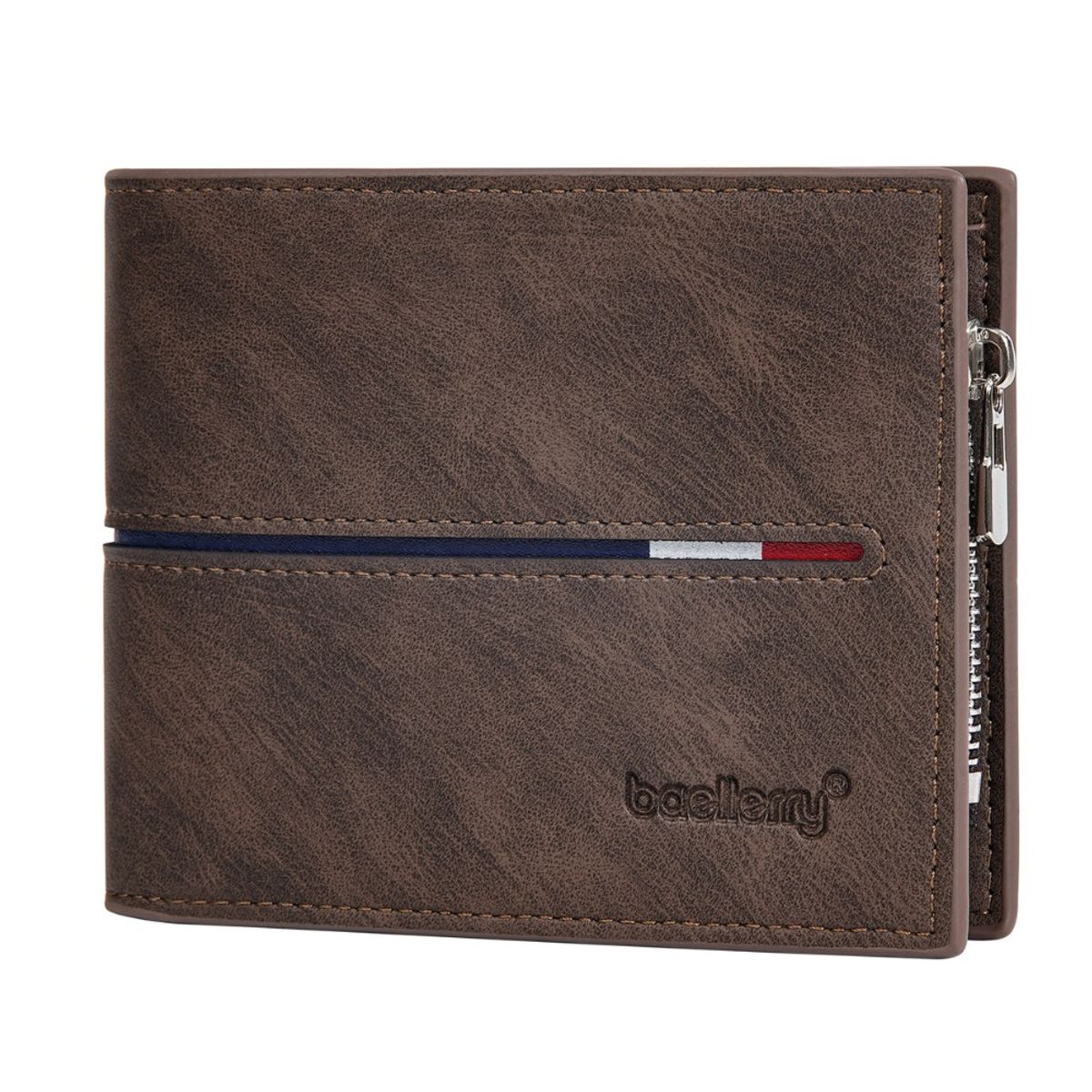 BAELLERRY - Billetera de cuero vegano PU D3072S