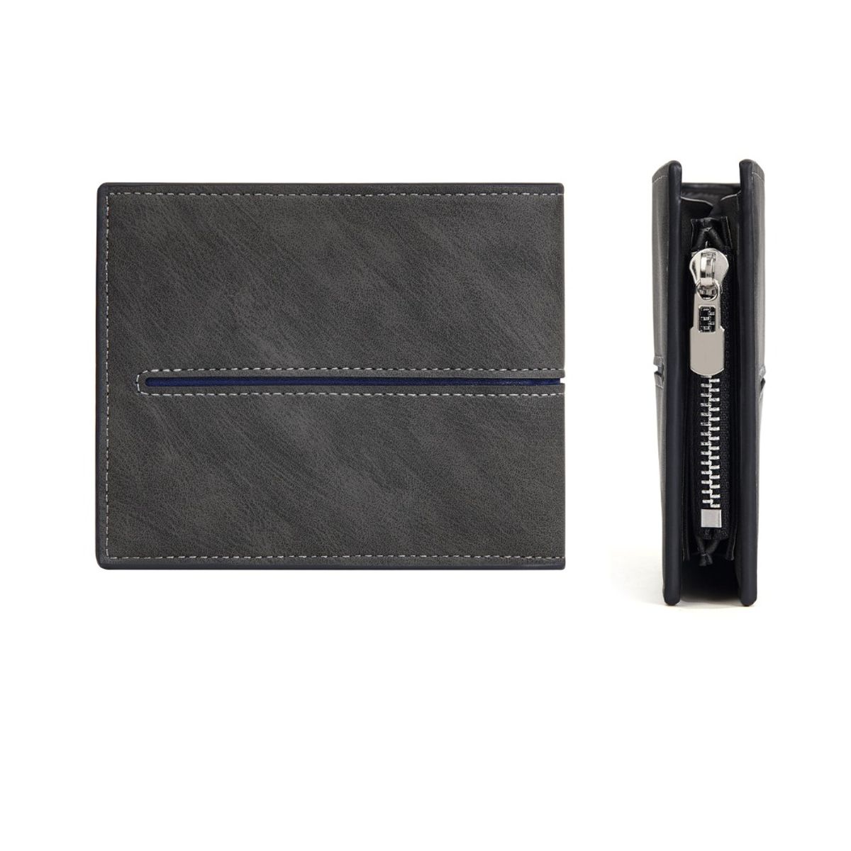 BAELLERRY - Billetera de cuero vegano PU D3072S