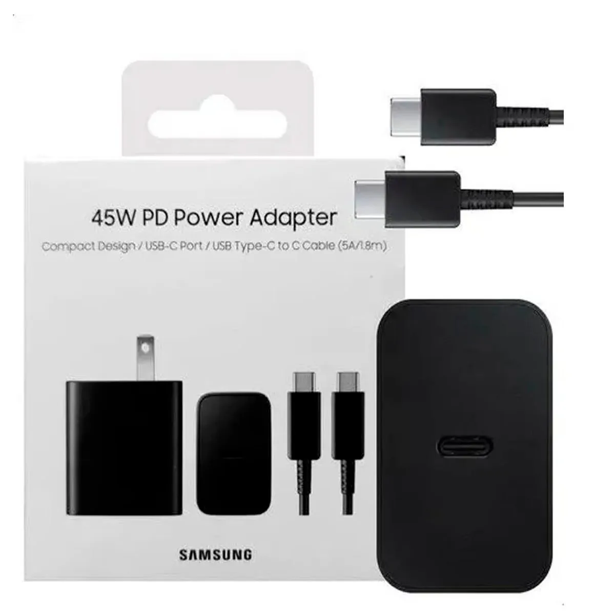 SAMSUNG - Cargador Samsung 45W para Galaxy S25 Ultra