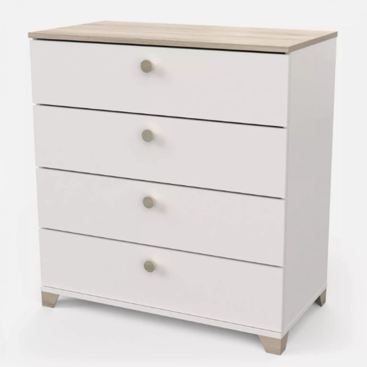 NACION MUEBLES - CAJONERA NACION MUEBLES PIT COLOR BLANCO