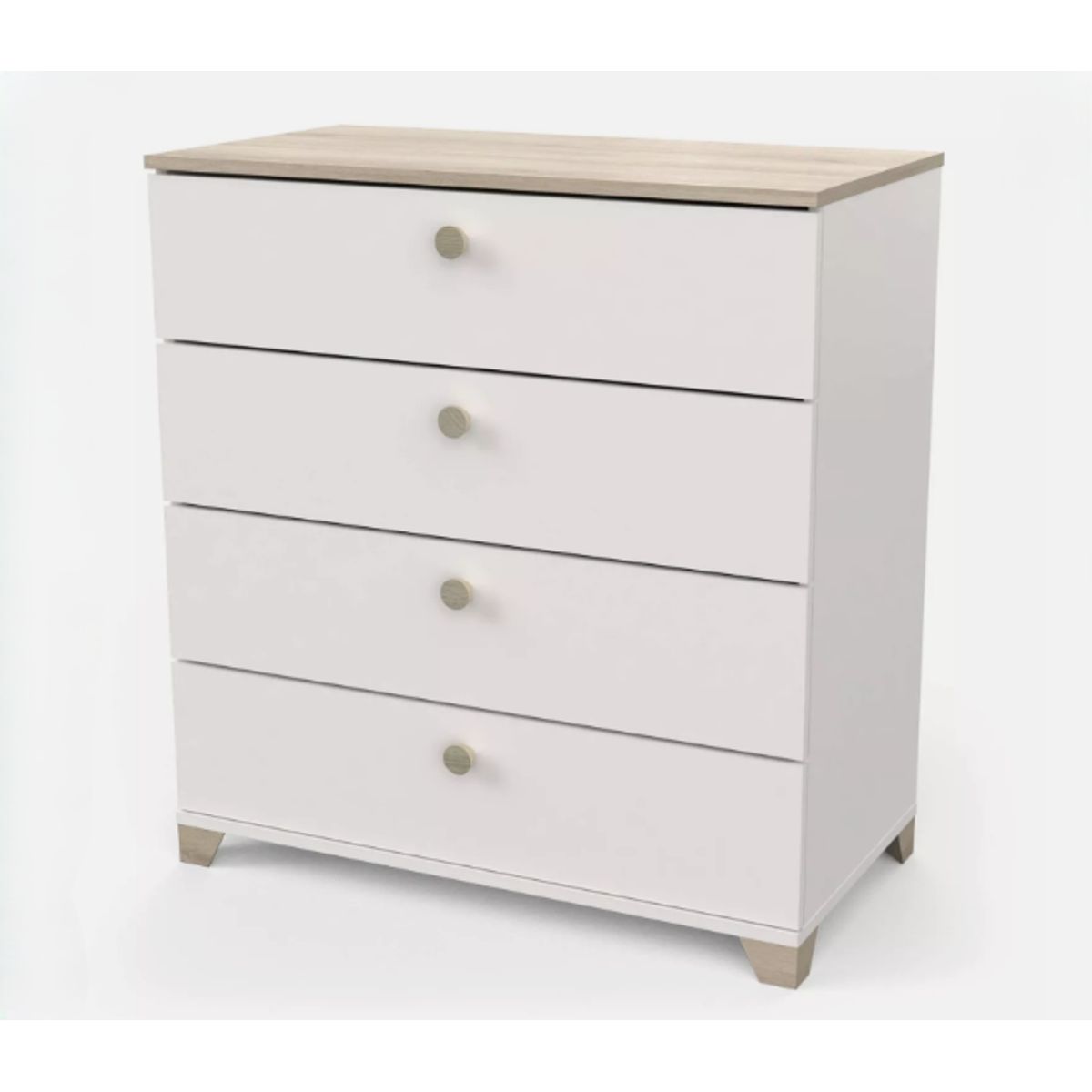 NACION MUEBLES - CAJONERA NACION MUEBLES PIT COLOR BLANCO