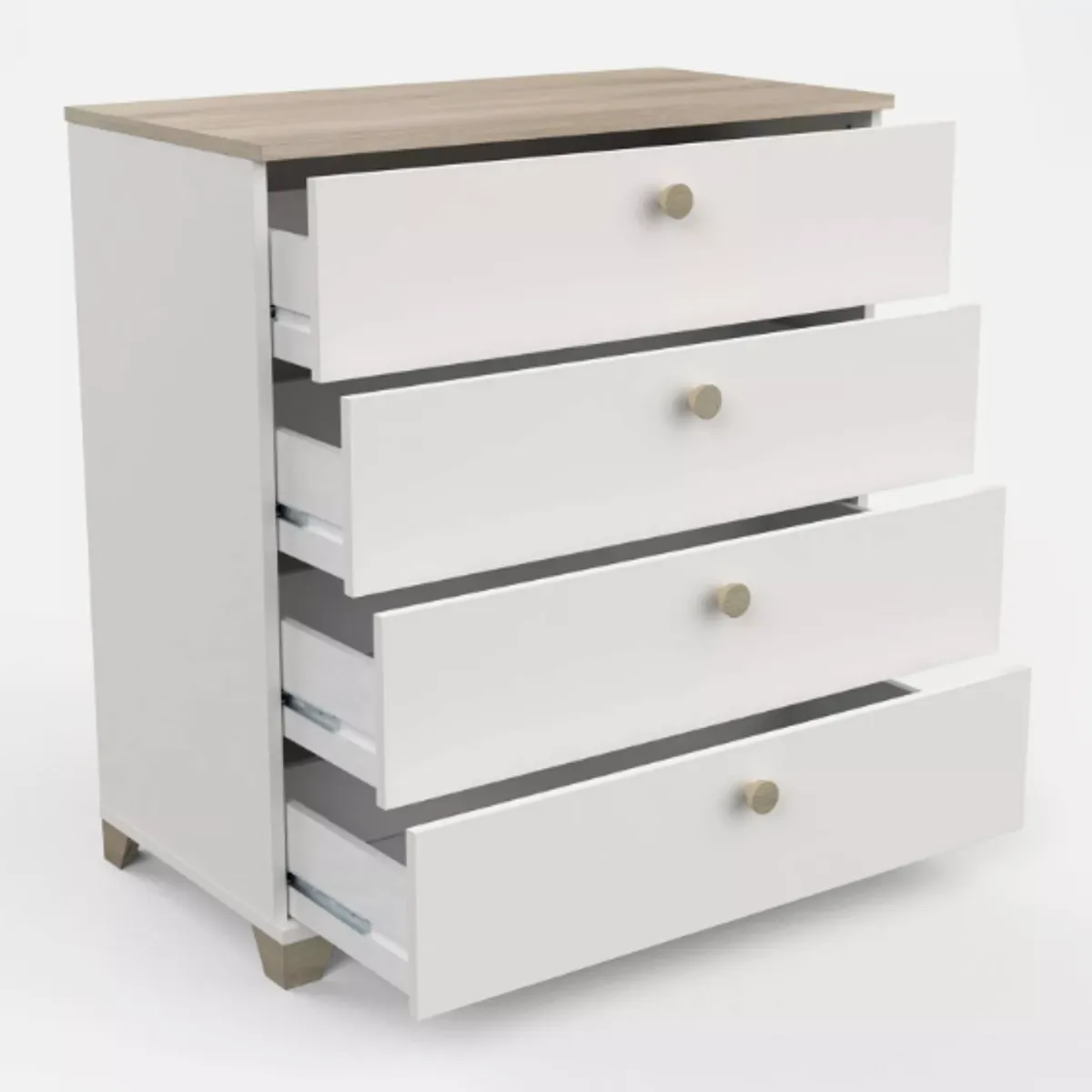 NACION MUEBLES - CAJONERA NACION MUEBLES PIT COLOR BLANCO