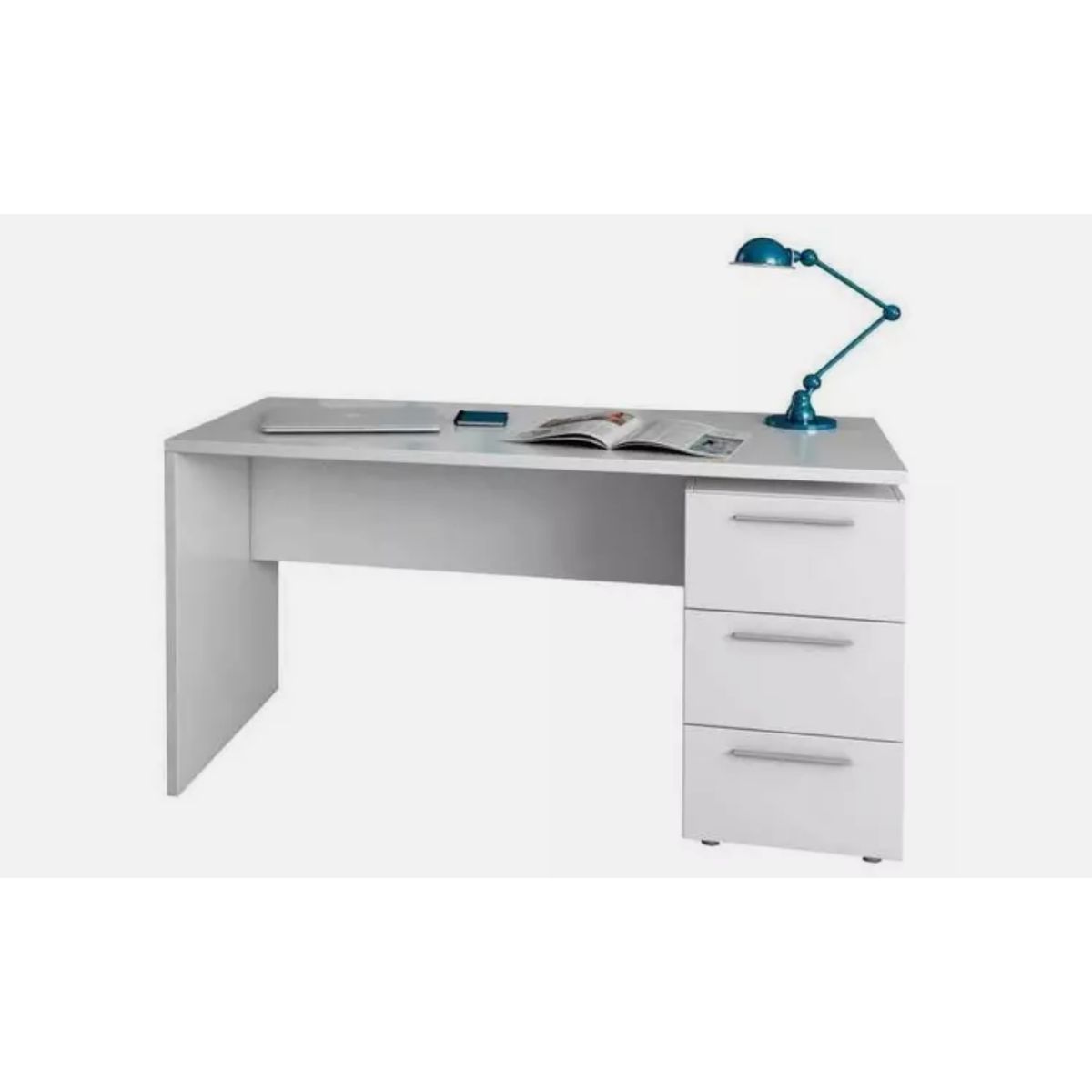 NACION MUEBLES - ESCRITORIO NACION MUEBLES BLIZZ COLOR BLANCO