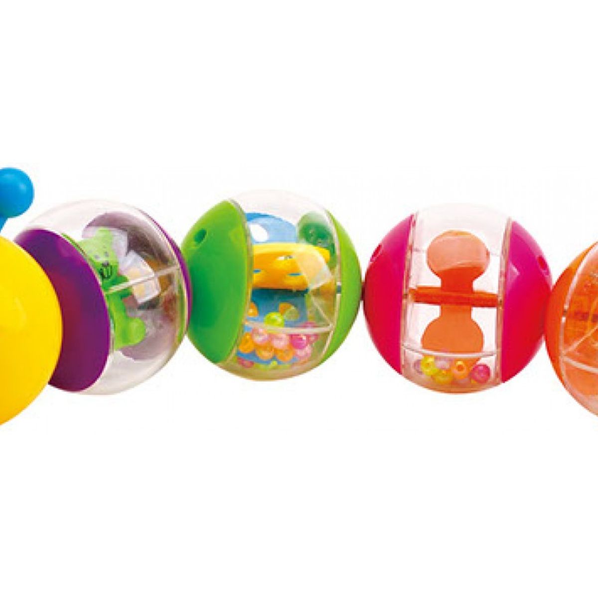 GENERICO - Sonajero En Forma De Gusanito Feliz